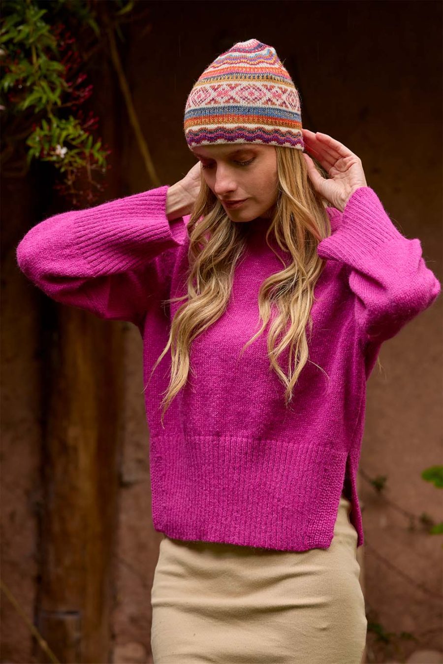 Suéter Karyme Fucsia