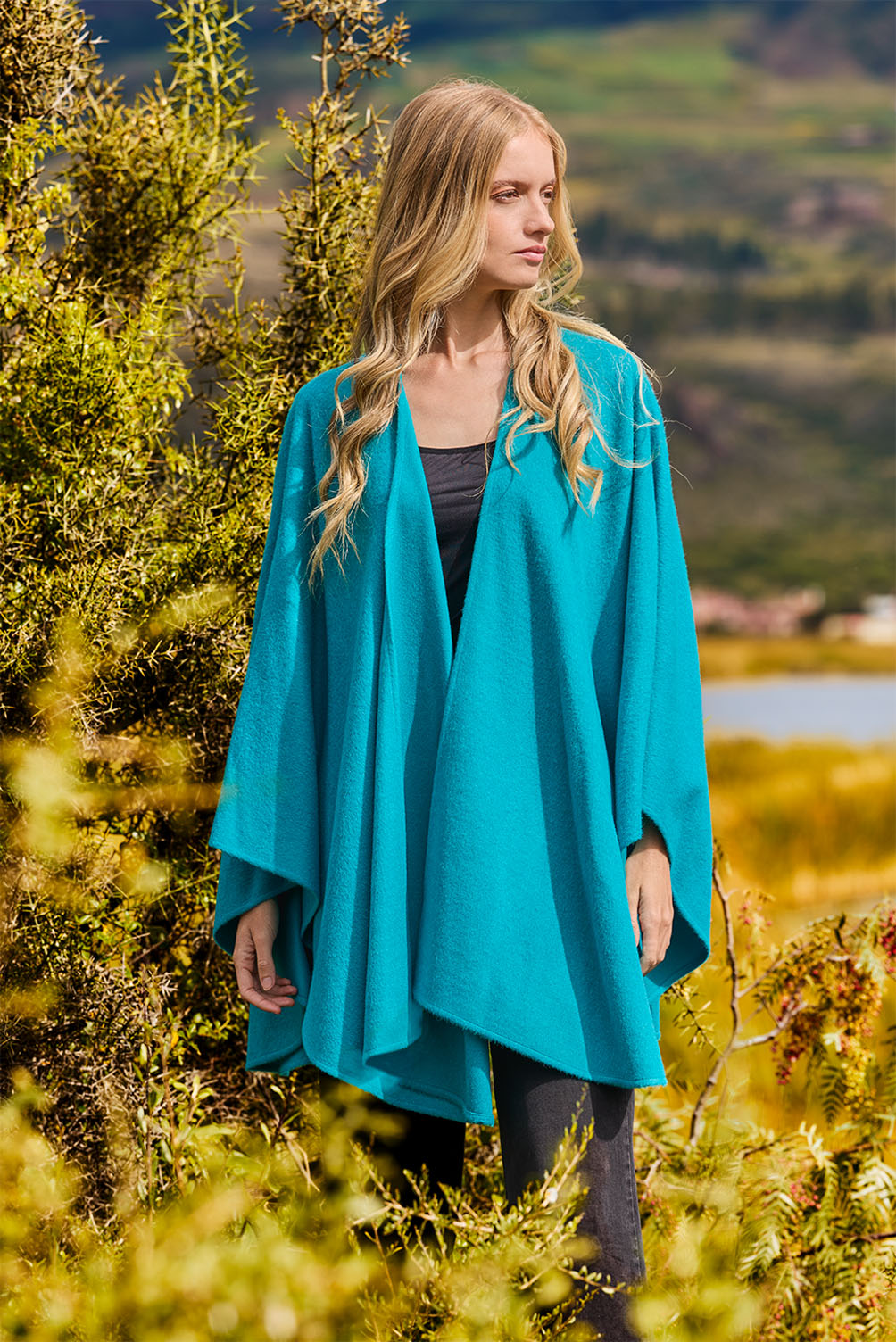 Ruana Tania_Turquesa_1