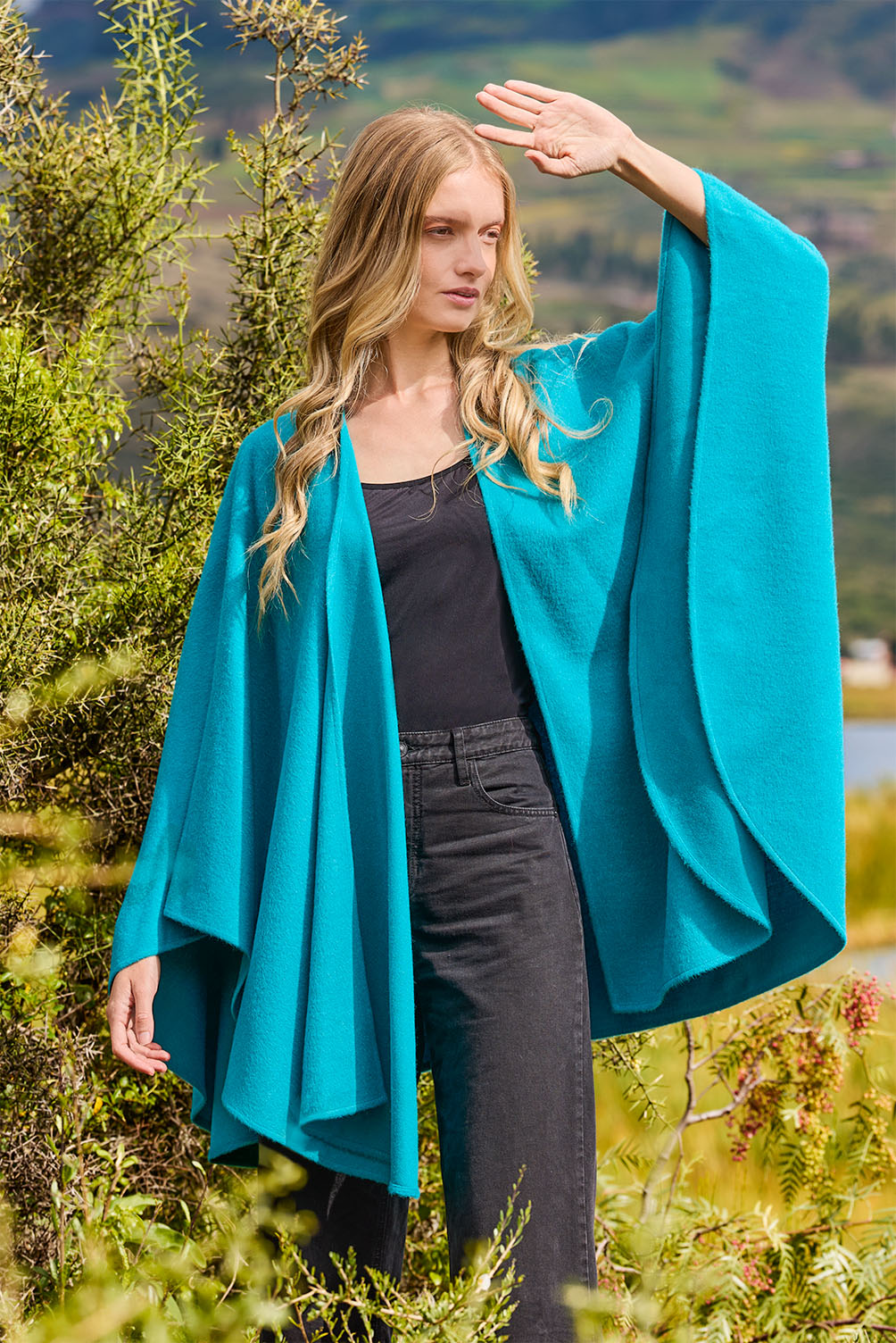 Ruana Tania_Turquesa_3