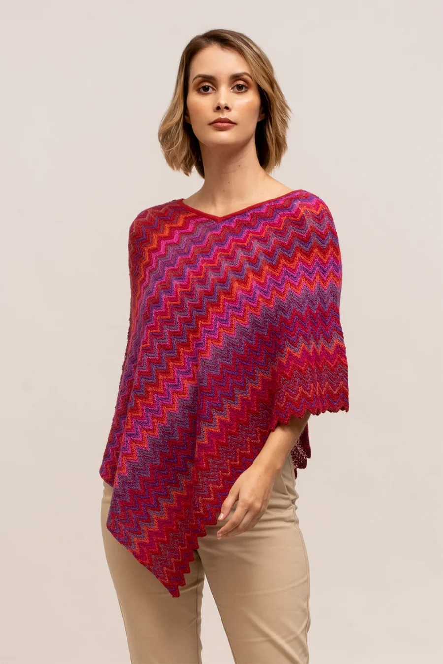 Poncho Lisbet Rojo
