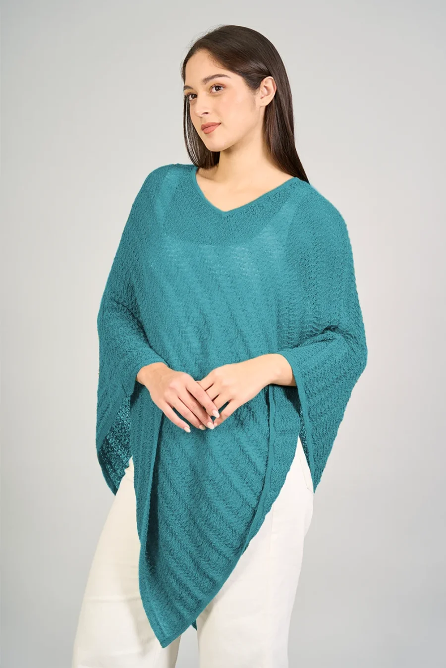 Poncho Selena Turquesa