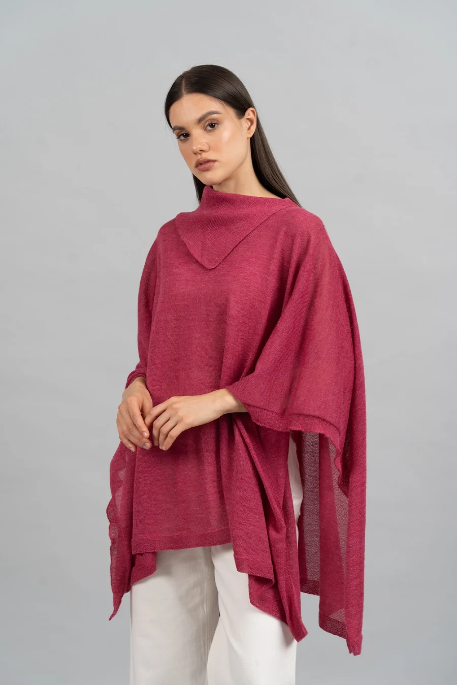 Poncho Melania Fucsia