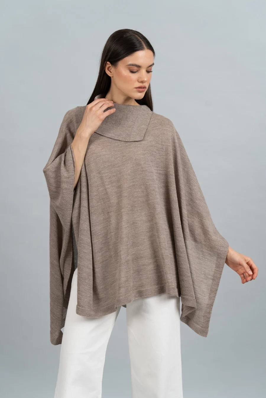 Poncho Melania Beige