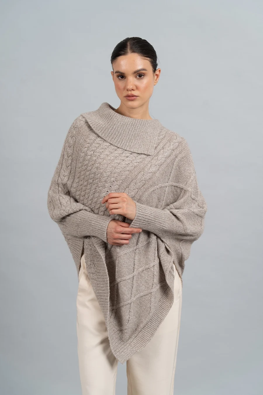 Poncho Pinela Beige