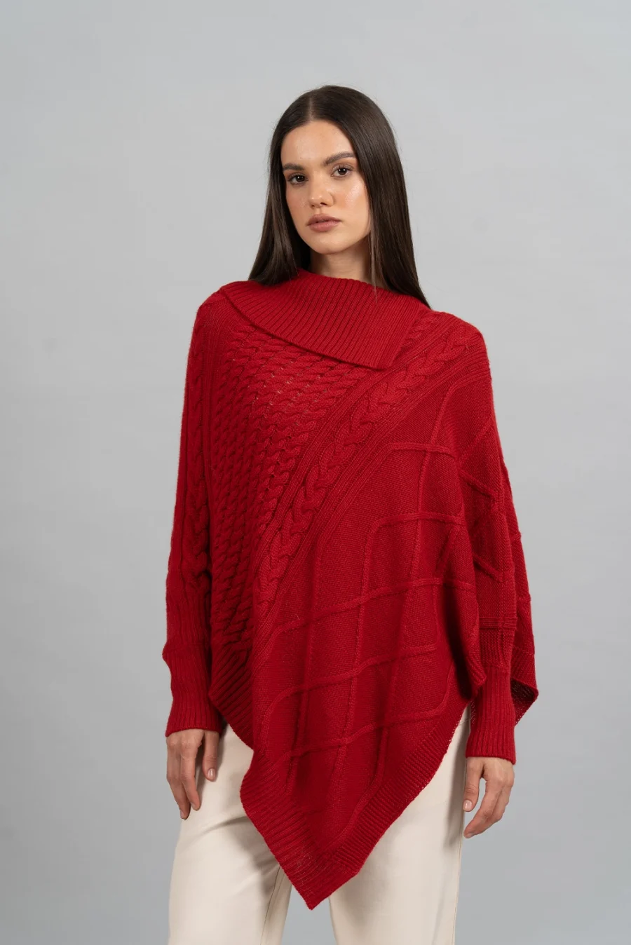 Poncho Pinela Rojo