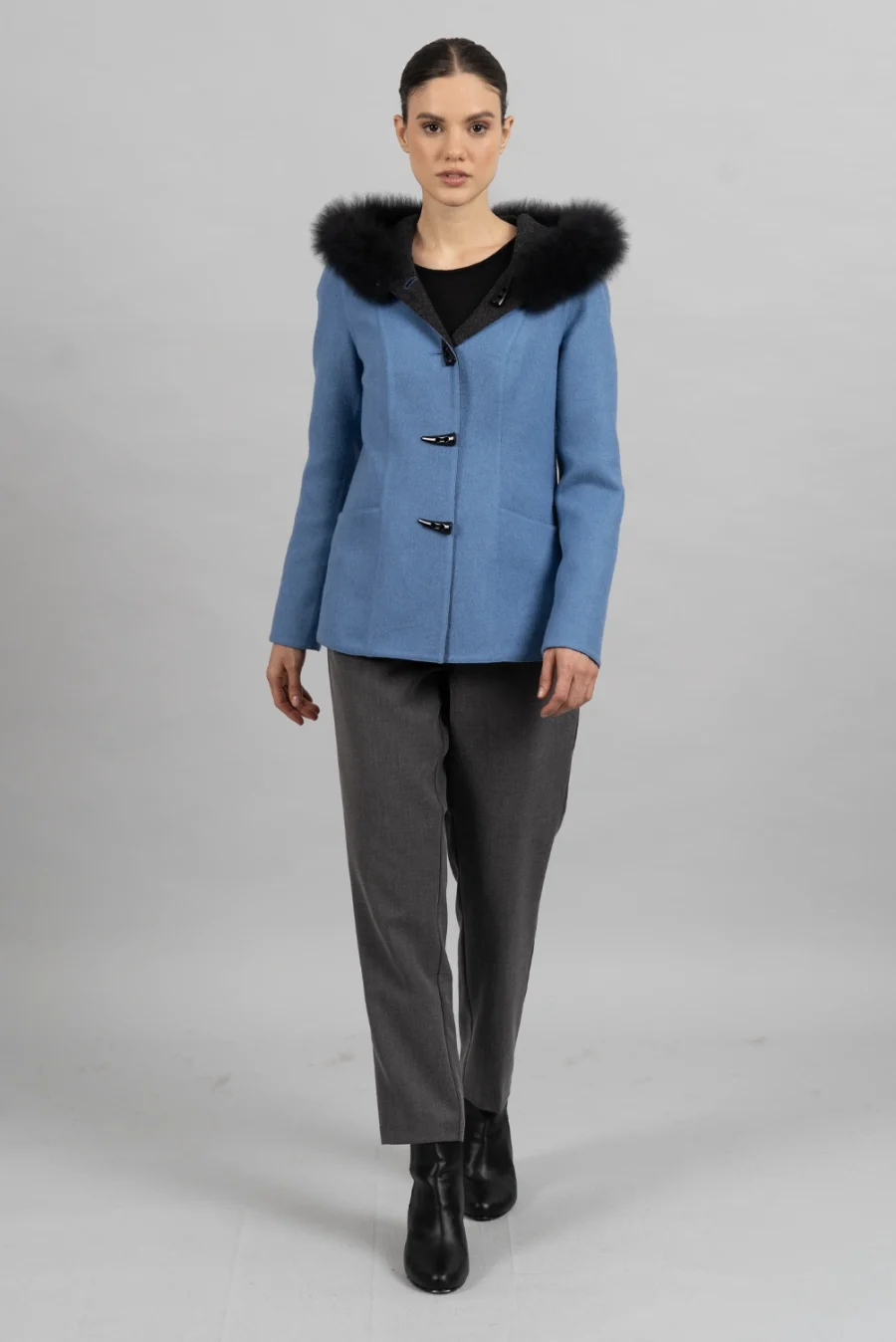 Saco Ariana Celeste/Charcoal