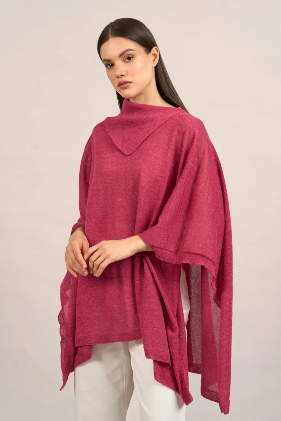 Poncho Melania Fucsia