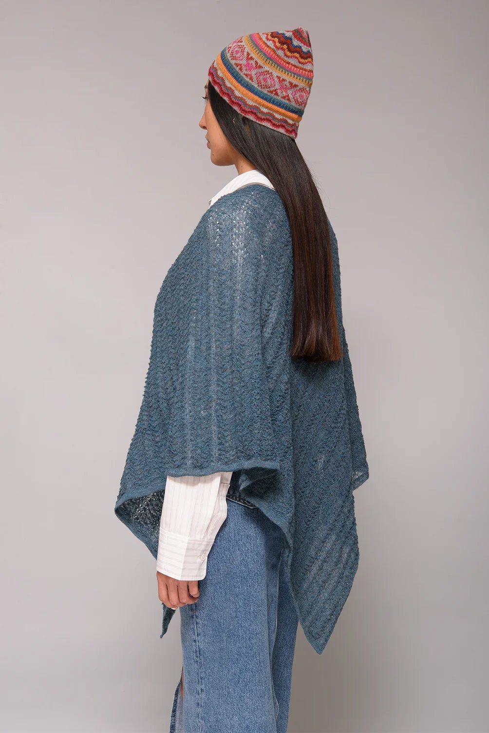 Poncho Selena_Turquesa Osc_3