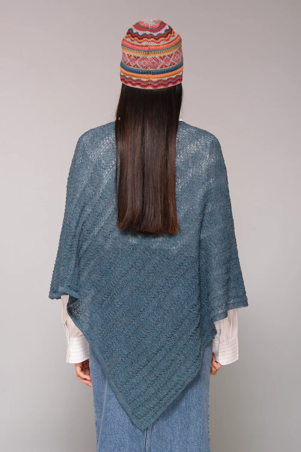 Poncho Selena_Turquesa Osc_4