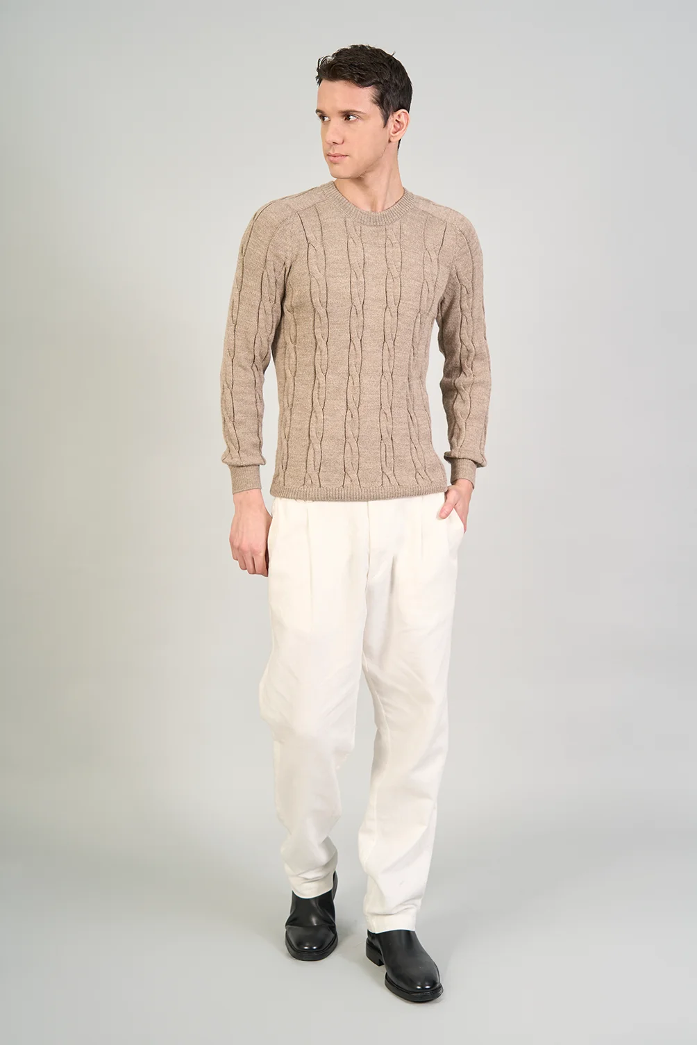 Chompa Estefano_Beige_5