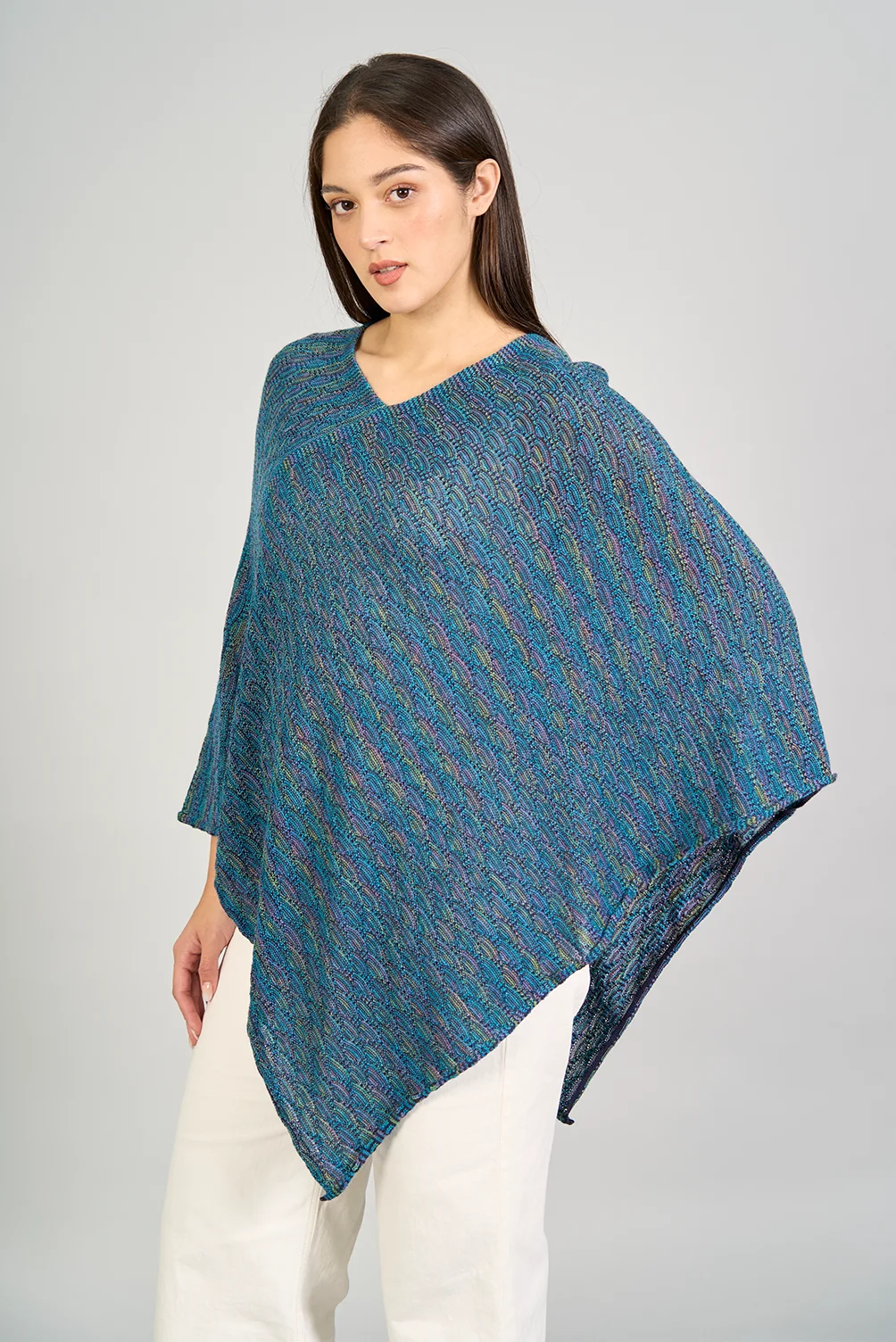 Poncho Mosaico_Turquesa_1