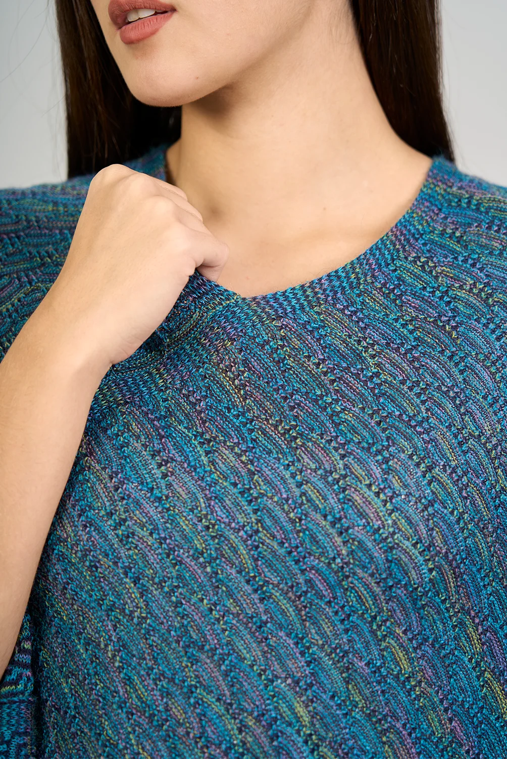 Poncho Mosaico_Turquesa_3