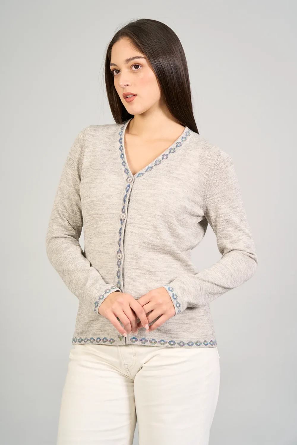 Celine Silver Cardigan
