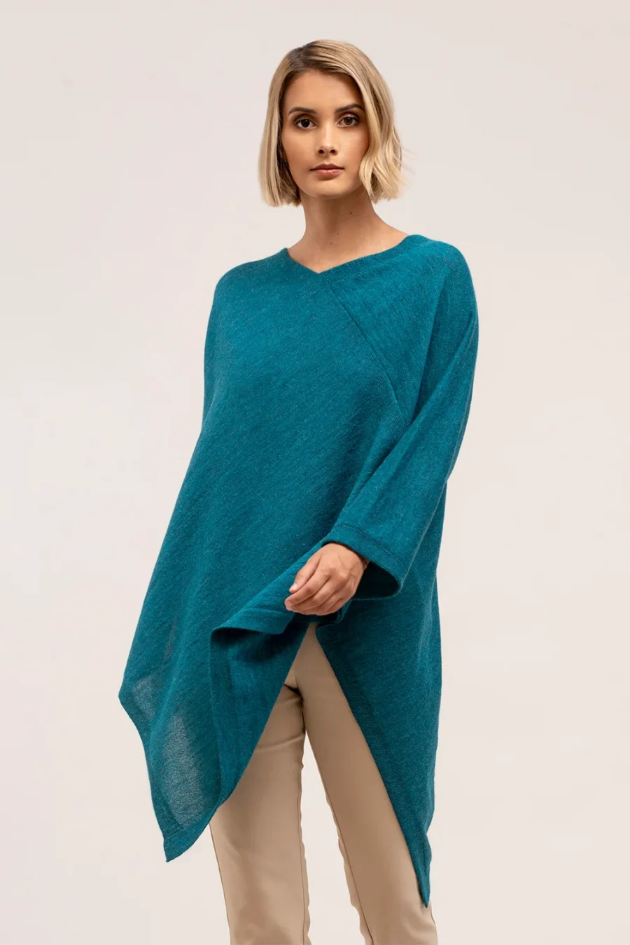 Alicia Turquoise Poncho