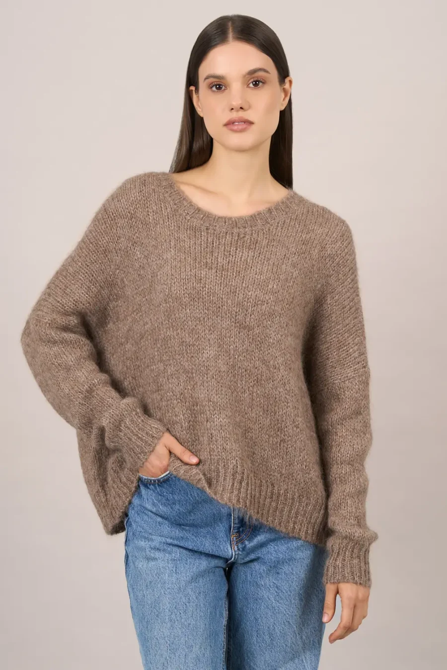 Galia Sweater – Brown