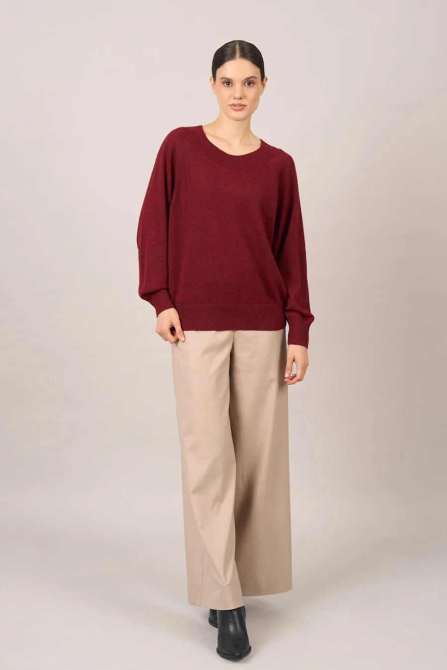 Sol Burgundy Sweater