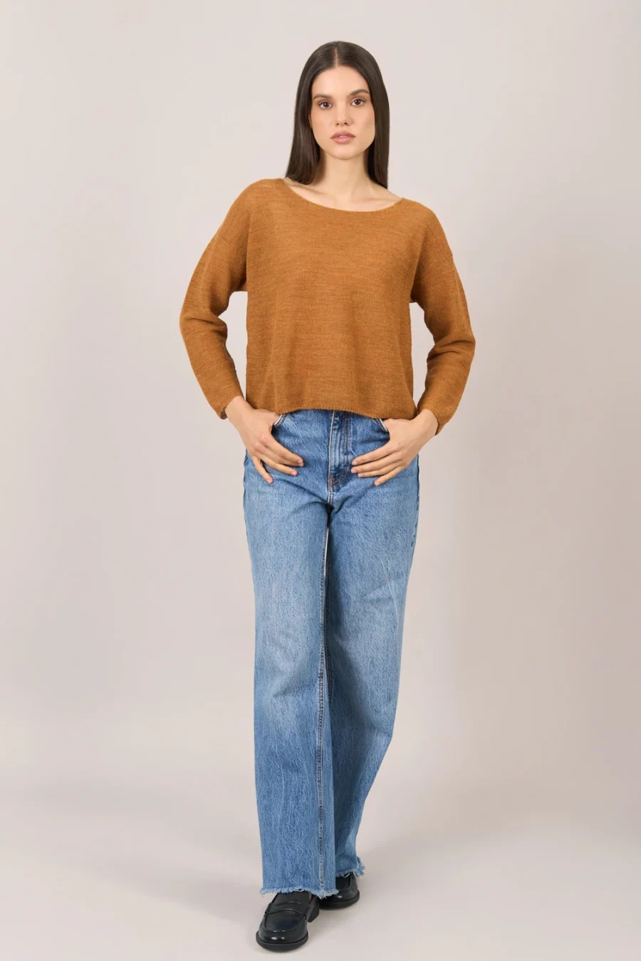 Zahira Mustard Sweater