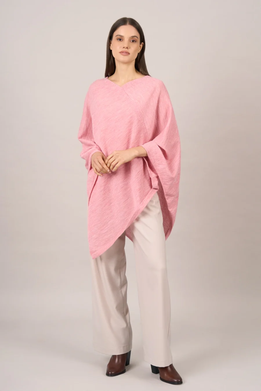Alicia Pink Poncho
