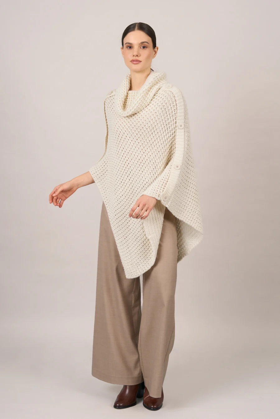 Lucinda Bone Poncho