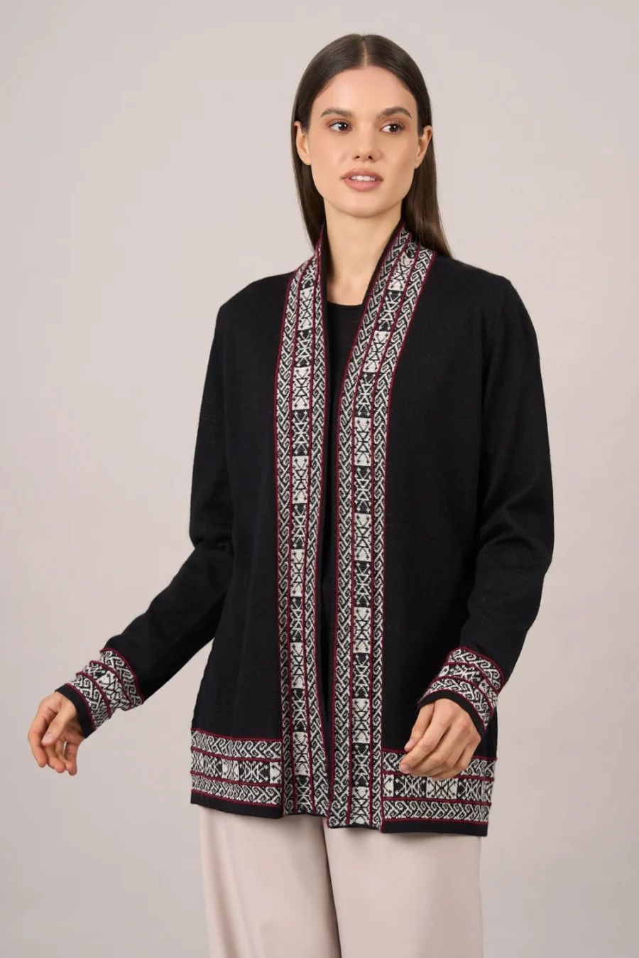 Fabiola Black Cardigan