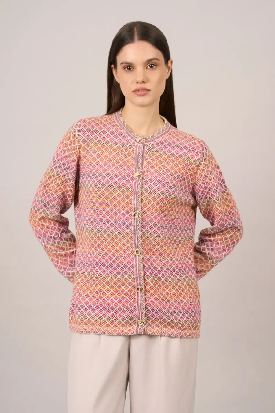 Rainbow Bone Cardigan